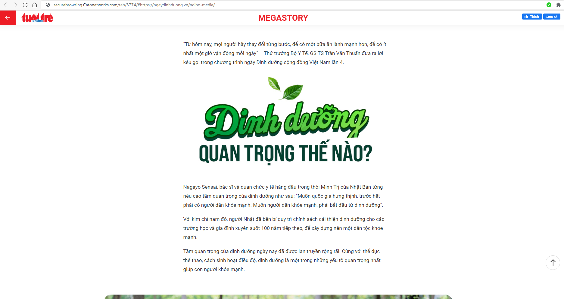 Phối hợp tổ chức sự kiện ngày Dinh Dưỡng Cộng Đồng TP.HCM